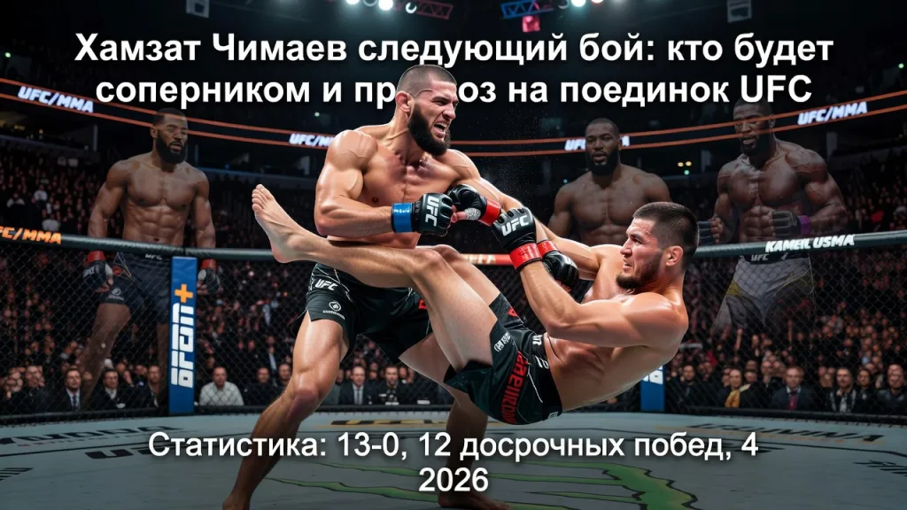 Хамзат Чимаев следующий бой: кто будет соперником и прогноз на поединок UFC
