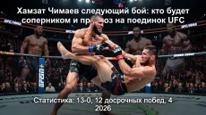 Хамзат Чимаев следующий бой: кто будет соперником и прогноз на поединок UFC